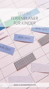 Mit einem haushaltsplan für kinder werden die aufgaben in der familie klar verteilt. Ferien Zu Hause Der Ferienplaner Fur Kinder Vlikeveronika Diy Upcycling Basteln Kreativer Lifestyle