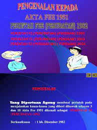 1951, fees (medical) order 1982. Perintah Fee 1982 Dan 1994 Dan Pindaan Terbaru Pdf
