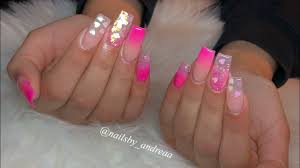 Girls need every new design for themselves. Pink Valentines Day Nails Acrylic Nails Youtube