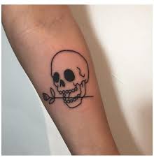 Pin By Debra Beuerlein On Ink In 2021 Tiny Skull Tattoos Tattoos For Women Simple Tattoos For Women