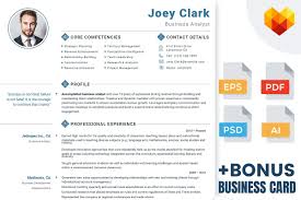 Business Analyst Cv Business Card Business Analyst Business Analyst Resume Resume Design Template