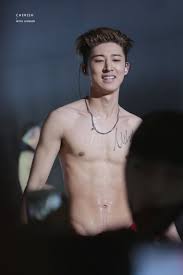Hanbin B I Ikon Yg Abs Body Shirtless Sweat Wet Hanbin Kim Hanbin Ikon Kpop