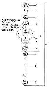Woods Rm600 Rearmount Finish Mower Blade Spindle Assembly Parts And Diagram