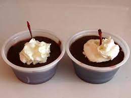 Chocolate Covered Cherry Jello Shots Creme De Cocoa And Black Cherry Jello Jello Shot Recipes Shot Recipes Cherry Jello Shots