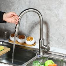 single handle hands free kitchen sink