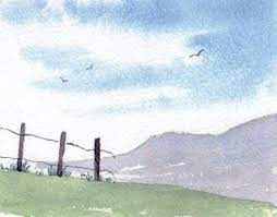 How To Paint A Simple Landscape Introduction To Watercolour Painting Part 6 Fea Watercolor Paintings For Beginners Landscape Paintings Watercolor Landscape