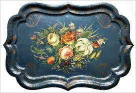 Decorative screens are more than simply boudoir pieces. Secret Life Of Antiques Tole Trays French Garden House