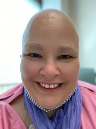 Women deliver snacks to cancer patients