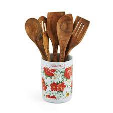 Average rating:(4.5)out of 5 stars191ratings, based on191reviews. Amazon Com The Pioneer Woman Vintage Floral 6 Piece Utensil Crock Tool Set Vintage Floral Home Kitchen
