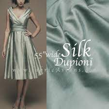 55 Quot Green Grey Silk Dupioni Silk Fabric Pure Silk Solid Green Silk Crepe De Chine Ssb100204 B7 Raw Silk Dress Dupioni Silk Dress Dupioni Silk Fabric