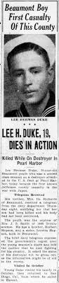 Lee Herwin Duke Jr. (1922-1941)