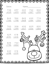 Free Three Digit Subtraction With Regrouping Christmas Theme 3 Nbt 2 Christmas Math Worksheets 3rd Grade Math Worksheets Math Worksheets