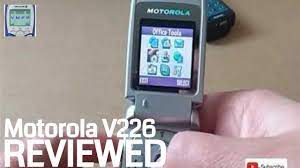 Review of Motorola V226 Mobile Phone ...