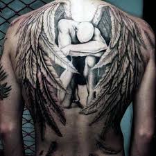 This looks interesting and bright. 105 Remarkable Guardian Angel Tattoo Ideas Designs With Meanings