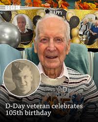 Happy 105th Birthday Bob 🎂 He was part of the Royal Army Service Corps and  landed at Sword Beach