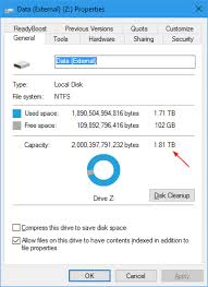 Apr 02, 2019 · if you're an avid data user who uses 1 tb or more of data, select an unlimited plan and forget about tracking data. Why My 2 Tb Hard Drive Only Shows 1 81 Tb In Windows Nextofwindows Com