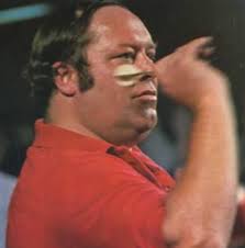 The Barbados Darts Association hosted some of these players in the 70s,  Bristow and Reece are the two names I remember plus I managed to win a game  with Leighton.