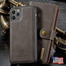 The leather feels great and the wood makes it look nice and unique from other cases. For Iphone 11 12 Pro Max Leather Removable Wallet Magnetic Flip Card Case Cover Black Iphone Cases Leather Leather Wallet Case