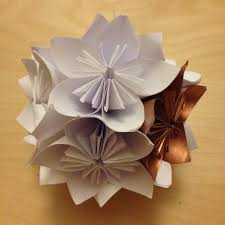 Day 10 Origami Flower Ball Bryony Page My Blog Origami lotus, rose, sakura and more! day 10 origami flower ball bryony