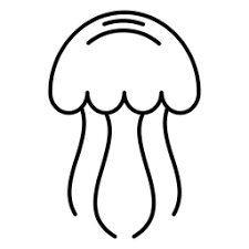 Download Jellyfish Swimming Line Art Transparent Png Svg Vector
