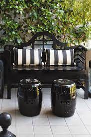 Designer I Love Stephen Brady City Retreat Domestic Bliss Black Patio Furniture Patio Cushions Patio Inspiration