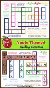 Learn 3rd grade english sight words ~ you tube ~. Apple Themed Spelling Activities For Grade 3 Tree Valley Academy