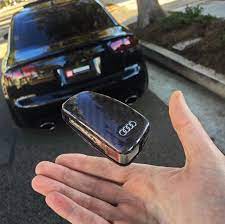 Deluxe Real Carbon Fiber Remote Flip Key Cover Case Skin Shell For Audi A3 A4 Tt Audi Audi A3 Carbon Fiber