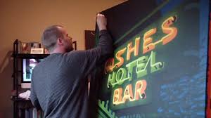 It is not always possible or desirable to use the same medium. Ashes Neon Sign Painting By Borbay Youtube