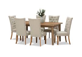 Larson 7 Piece Dining Room Suite With Nottingham Dining Chairs Amart Furniture Dining Room Suites Furniture Dining Chairs