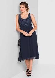 Sheego abendkleid, in figurumspielender form blau. Abendkleid In Blau Online Kaufen Otto