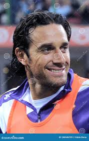 Luca Toni before the match editorial stock image. Image of campionato