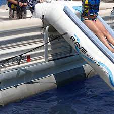 Inflatable water slides for pontoon boats. Amazon Com Rave Sports Pontoon Slide 10 Ft Toys Games