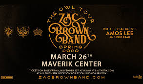 Zac Brown Band Tickets In Salt Lake City At Maverik Center