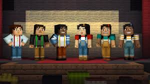Ahora jesse y la pandilla salvaron al mundo de una tormenta súper seca y se convirtieron en un . Minecraft Story Mode Apk 1 17 Mega Descarga Full 2016