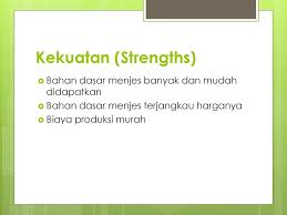 Contoh makalah analisis swot a. Analisis Swot Produk Kripik Menjoss Ppt Download