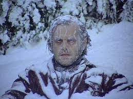 You Can T Believe How Freezing It Is And Complain To Anyone Within Earshot That Soccer Should Not Be Played In November Jack Nicholson The Shining The Shining Scary Movies