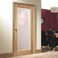 Available from our many trusted suppliers. Pattern 10 Oak Door Full Pane Frosted Glass Internal Glass Doors Oak Doors Frosted Glass Interior Doors