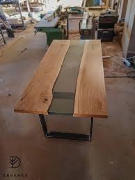 Dining Table Epoxy Resin River Table Home Living Furniture Dining Custom Table River Table Oak Table Dining Room Table Epoxy In 2020 Kitchen Table Table Dining Table