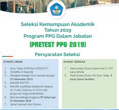 Bagaimana saya melakukan pengumuman ppg tahun 2019? Pendaftaran Seleksi Kemampuan Akademik Program Ppg Dalam Jabatan Tahun 2019 Pretest Ppg 2019 Untuk Guru Pns Dan Non Pns Pendidikan Kewarganegaraan Pendidikan Kewarganegaraan