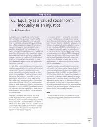 Equality As A Valued Social Norm Inequality As An Injustice Postcard Unesco Digital Library