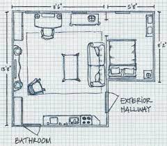 Itsy Bitsy Home Small Studio Apartments Small Floor Plans Studio Apartment Layout
