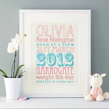 A wide variety of baby birth gifts options are available to you Personalised New Baby Birth Date Print By Modo Creative Notonthehighstreet Com