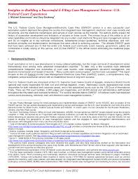 Most courts visited are characterized by strong case management in one form or another. Https Www Iacajournal Org Articles 10 18352 Ijca 74 Galley 56 Download