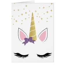 Birthday Card Ideas For Kids Unicorn Violet The Unicorn Birthday Card Zazzle Com In 2020 Unicorn Birthday Cards Unicorn Birthday Birthday Cards Diy