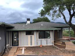 The exterior view of our black vinyl window. Exterior Paint Scheme For Ranch House Remodel Color Suggestions