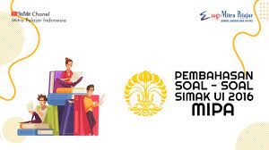 Soal simak ui itu terkenal sangat sulit, bahkan lebih sulit dari sbmptn atau ujian mandiri lainnya, seperti utul ugm. Pembahasan Soal Simak Ui 2016 Mipa Youtube