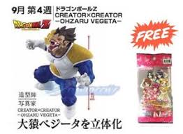 Akira toriyama is a japanese manga artist and character designer. Banpresto Dragon Ball Dragonball Z Creator X Creator Ohzaru Vegeta Figure 4983164376999 Ebay