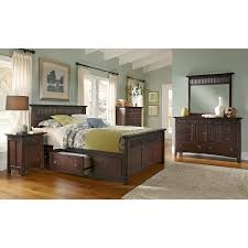 American Signature Furniture Arts Crafts Dark Storage Bedroom King Storage Bed Our New Bed Ro Broyhill Bedroom Furniture Amish Furniture Bedroom Furniture