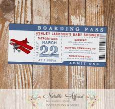Airplane Ticket Boarding Pass Baby Shower Ticket Invitation Etsy Baby Shower Tickets Airplane Baby Shower Baby Shower Invitations