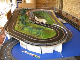 8 lane afx slot car track with (life like nascar cars) music: 4x8 Track Layouts Page 2 Slot Car Illustrated Forum Slot Cars Slot Car Tracks Slot Car Racing